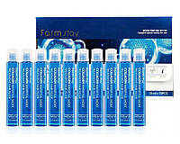 Набор филлеров для волос Farm Stay Collagen Water Full Moist Treatment Hair Fille 10шт по 13м TP, код: 6596317