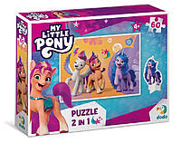 Пазл Яскраві образи My Little Pony, 60 ел. з фігуркою, Dodo 200139