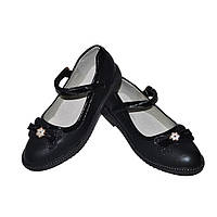 Шкільні туфлі для дівчинки 30,35,36,37 розмір, шкіряна устілка, супінатор, 105-44-61
