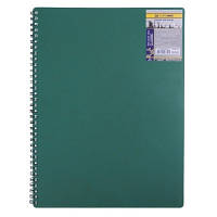 Блокнот Buromax spiral side, А6, 80sheets, CLASSIC, square, green BM.2589-004 d