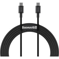 Дата кабель USB-C to USB-C 1.0m 5A Black Baseus CATYS-B01 d