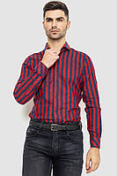 Сорочка чоловіча в смужку байкова бордово-синій 214R61-95-001 Ager M ES, код: 8385713