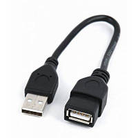 Дата кабель USB 2.0 AM/AF 0.15m Cablexpert CCP-USB2-AMAF-0.15M d