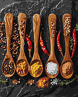 Картина за номерами 40х50 см. Різноманітні спеції ©art_selena_ua Ідейка КНО5690