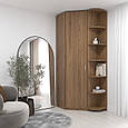 Приставний модуль для шафи 1950*350*405 мм з відкритими полицями Дуб Родос, фото 3