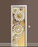 Наклейка на дверь Zatarga «Бумажное искусство» 650х2000 мм виниловая 3Д наклейка декор самокл ZZ, код: 6511585