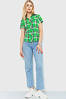 Рубашка женская в клетку светло-зеленый 230R061-11 Ager XS MN, код: 8225171