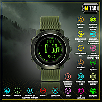M-Tac часы тактические мультифункциональные Olive Тактические часы оливкового цвета Часы для военных