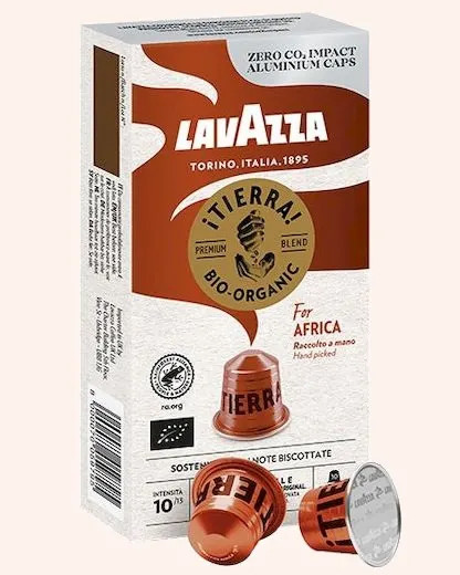 Кава у капсулах Lavazza NESPRESSO Tierra For Africa 100% Arabica 10 шт.