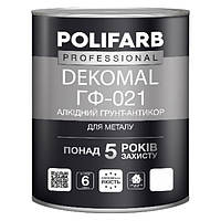 Грунтовка Polifarb DekoMal ГФ-021 чорна 2.7 кг