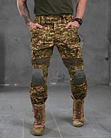 Тактические штаны с наколенниками рип-стоп хищник Брюки армейские с наколенниками рипстоп