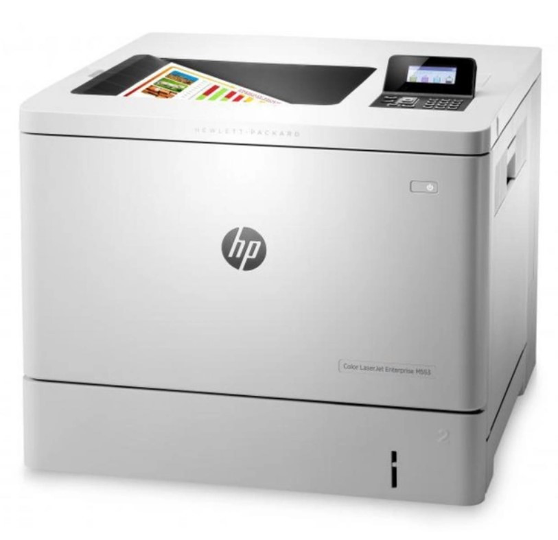 Принтер лазерний HP Color LaserJet Enterprise M553dn кольоровий/1200x1200dpi/38 стр/хв/USB2.0/Дуплекс Б/у