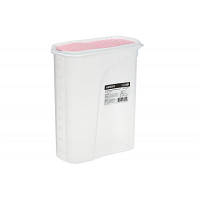 Емкость для сыпучих продуктов Ardesto Fresh 2.5 л Pink AR1225PP d