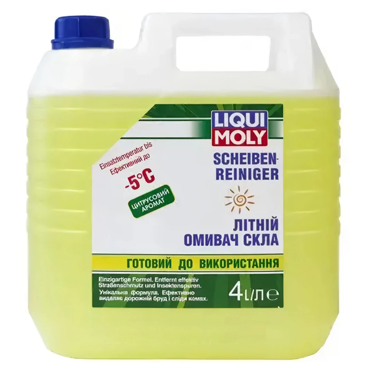Омивач скла літній LIQUI MOLY Scheiben-Reiniger -5 °C "Цитрус" 4 л (36002), фото 1