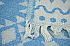 Муслінове покривало Kayra 210x250 см MP2, Блакитне, фото 7