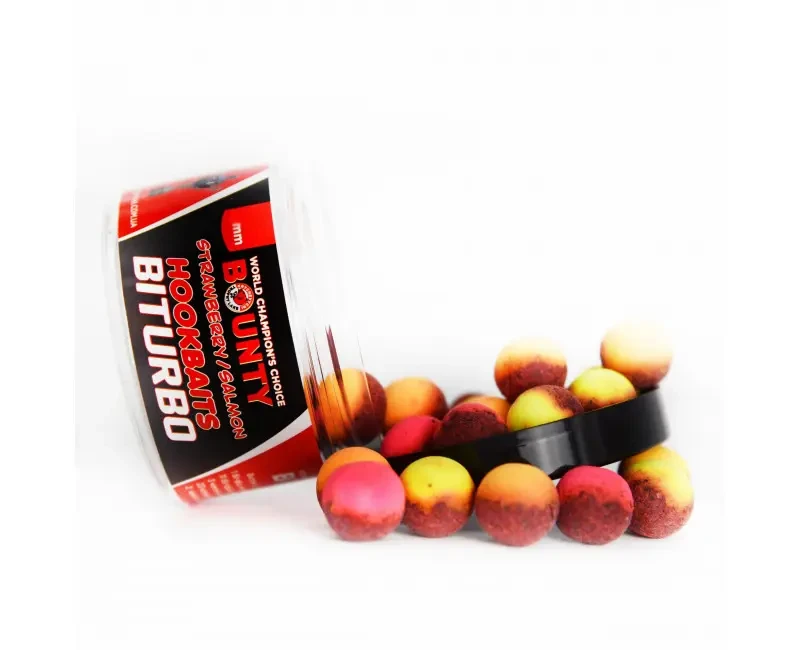 Преміум-насадка BITURBO STRAWBERRY / SALMON Mix-кольорів 8мм приманка для риболовлі, фото 1