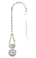 Украшение для волос со стразами на невидимке