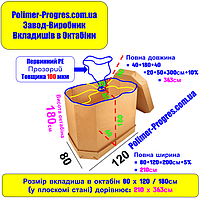 Пакеты в октабины 800х1200мм, высотою 1.8м, толщина 100мкм (из первичного полиэтилена)