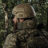 Кевларовий шолом MICH 2000 Team Wendy Койот. Рівень захисту NIJ IIIA, фото 7