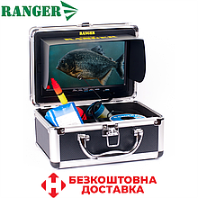 Підводна камера для риболовлі кольорова відеовудочка для риболовлі Ranger Lux Case 15m 7″ батарея 4500 mAh