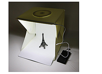 Световой лайткуб (фотобокс) UKC с LED подсветкой для предметной макросъемки 30 * 30 * 30см