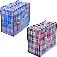 Сумка клітчата №1 45*40*12 (X4-118)