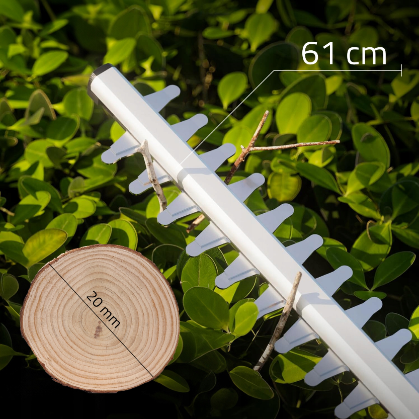 Качественный электрический триммер для кустов Maltec 61см (Польша), ножницы для стрижки кустов и деревьев - фото 6 - id-p2195784642