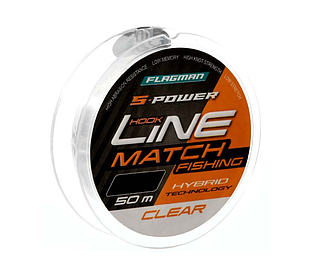 Жилка Flagman S-Power Hook Line New Clear 50м 0.10мм