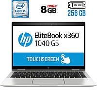 Ноутбук-трансформер Б-класс HP EliteBook x360 1040 G5 / 14" (1920x1080) IPS Touch / Intel Core i5-8250U (4 (8)
