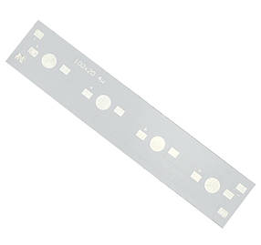 Друкована плата для світлодіодів LED 4, 100x20 мм.