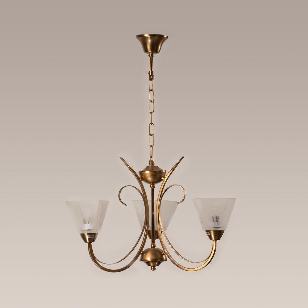 Люстра ланцюгова на три плафони SW-91015/3 BT