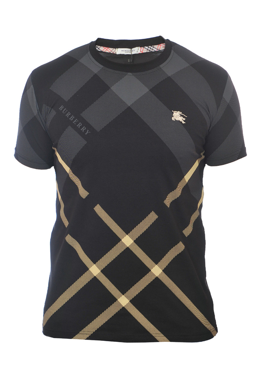 Футболка чоловіча Burberry 24-Y-248603 чорна S