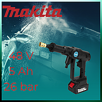 Аккумуляторная мойка Makita DHW050ZK 48В 26бар 5Ач Беспроводная мойка Пистолеты давления Минимойка