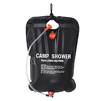 Переносной душ для кемпинга Camp Shower Портативный подвесной 20л Черный