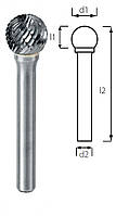 Борфреза сферическая PROFITOOL - 2х1,8х38x3 мм (D02023-6)