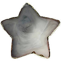 Палитра "Звезда" для смешивания красок (гель-лаков, полигелей, гелей, хны) и разных текстур 383 (10х10см) Черный