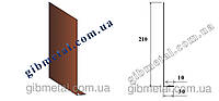 Лобовая планка для кровли RAL (Длина 2м) "Модуль" (Украина), 210 мм х 30 мм