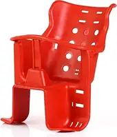 Вело-крісло дитяче пластикове Червоне