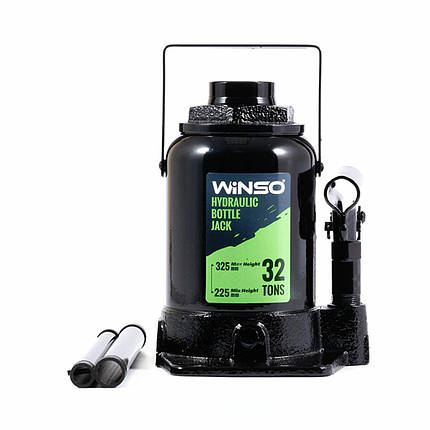 Домкрат гідравлічний пляшковий Winso 32т 225-325мм, фото 1