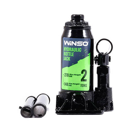 Домкрат гідравлічний пляшковий Winso 2т 148-278мм, фото 1