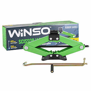 Домкрат ромбовий Winso 2т 120-413мм 122100, фото 3