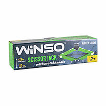 Домкрат ромбовий Winso 2т 120-413мм 122100, фото 5