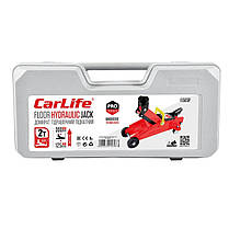 Домкрат підкатний CarLife 2т 125-305мм у кейсі FJ565P, фото 3