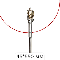 Бур по бетону Topfix SDS-MAX Проломный 45*550 мм