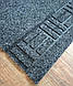Рельєфна гумова доріжка для передпокою Версаче 100 см чорна, фото 2