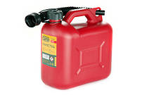 Каністра для палива пластикова 5л HDPE з лійкою СИЛА