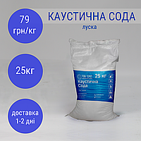 Сода каустическая, гидроксид натрия (фракция чешуя) "Щелочь" (в мешках)