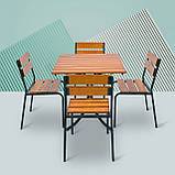 Набір стіл та стільці садових меблів "Ріо" Тік від Mix-Line, фото 4