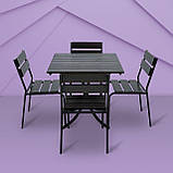Набір стіл та стільці садових меблів "Ріо" Венге від Mix-Line, фото 5