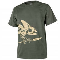 Футболка Helikon-Tex T-Shirt «Full Body Skeleton» Olive Green XXL